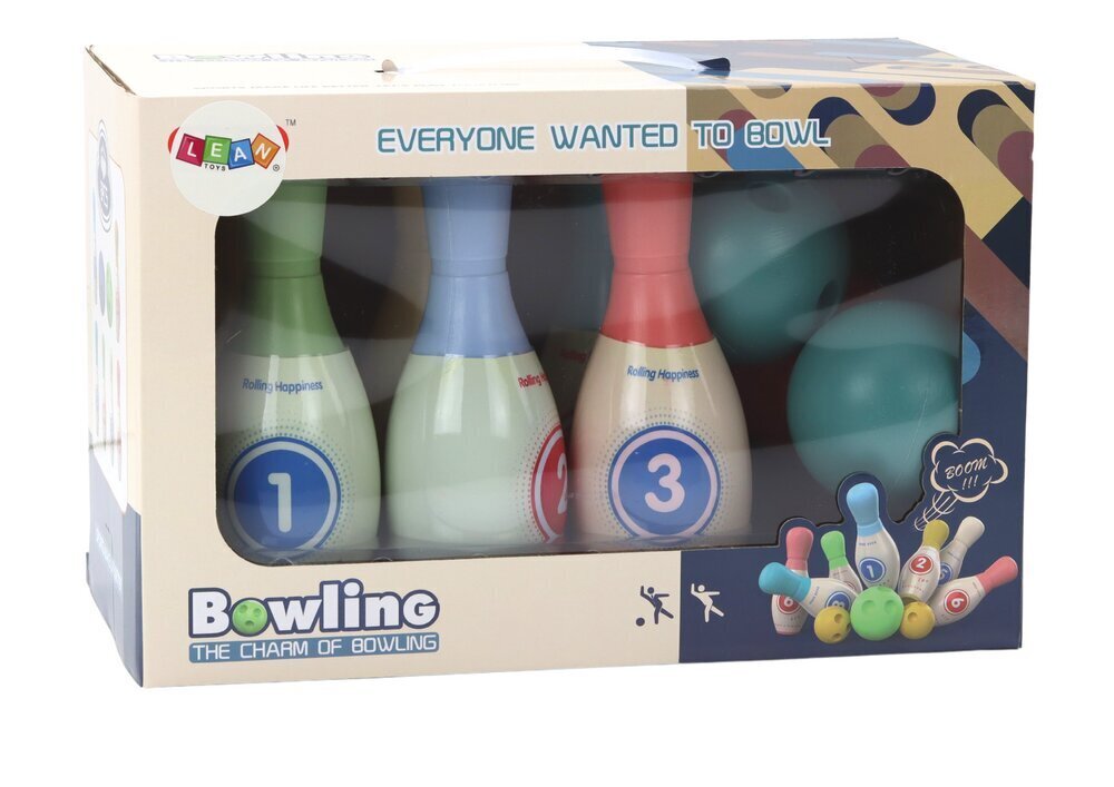 Bowlingukomplekt 6 tk, värviline цена и информация | Vabaõhumängud | kaup24.ee