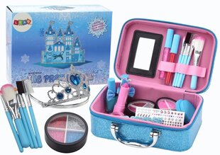 Kosmeetika- ja maniküürikomplekt kohvris, sinine hind ja info | Tüdrukute mänguasjad | kaup24.ee