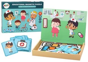 Набор магнитных пазлов в коробке "Доктор" цена и информация | Развивающие игрушки и игры | kaup24.ee