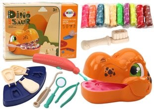 Dinosauruse hambaarsti mängukomplekt plastiliinist hind ja info | Tüdrukute mänguasjad | kaup24.ee