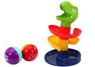 Обучающая горка с шариками Динозавр цена и информация | Игрушки для малышей | kaup24.ee