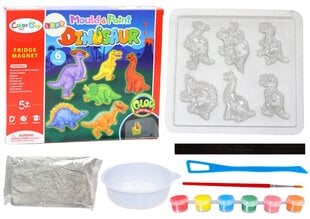 Творческий гипсовый набор для магнитов "Динозавры" цена и информация | Развивающие игрушки | kaup24.ee