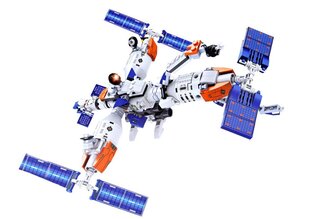 Космическая станция и робот 2в1, 361 деталь цена и информация | Конструкторы и кубики | kaup24.ee