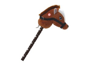 Плюшевая голова лошади на палке Hobby Horse со звуками, темно-коричневая цена и информация | Игрушки для малышей | kaup24.ee