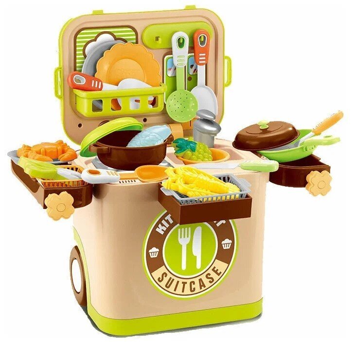 Mängukomplekt-kohver Kitchen Set hind ja info | Tüdrukute mänguasjad | kaup24.ee