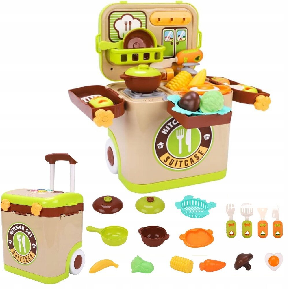 Mängukomplekt-kohver Kitchen Set hind ja info | Tüdrukute mänguasjad | kaup24.ee
