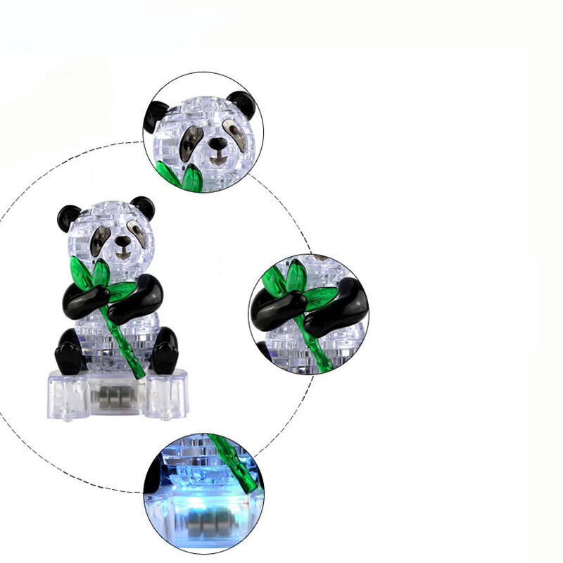 3D pusle Panda Crystal Blocks hind ja info | Arendavad mänguasjad | kaup24.ee