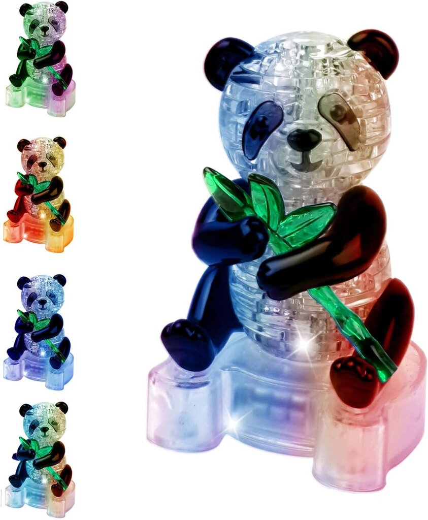 3D pusle Panda Crystal Blocks hind ja info | Arendavad mänguasjad | kaup24.ee