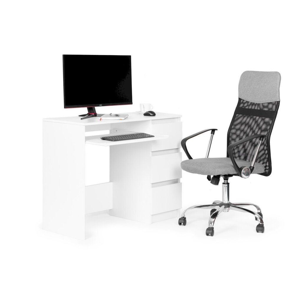 Arvutilaud, 90 x 45 cm, valge hind ja info | Arvutilauad, kirjutuslauad | kaup24.ee