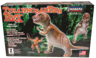 Plastikust kokku liimitav mudel Lindberg (USA) Dinosaurus Tyrannosaurus Rex (väike) цена и информация | Склеиваемые модели | kaup24.ee