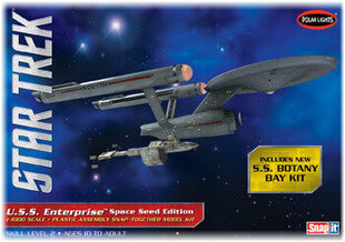 Liimitav mudel Polar Lights (USA) - Star Trek TOS USS Enterprise Space Seed hind ja info | Liimitavad mudelid | kaup24.ee