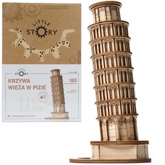 Puidust kokkupandav mudel Pisa torn Little Story, 183 tk hind ja info | Klotsid ja konstruktorid | kaup24.ee