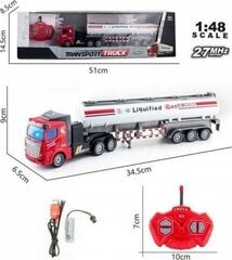 Raadio teel juhitav veoauto, 1:48 hind ja info | Poiste mänguasjad | kaup24.ee