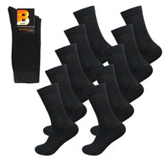 Мужские носки Bisoks 12158 черные, 10 пар цена и информация | Мужские носки | kaup24.ee