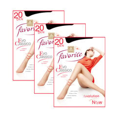 Naiste sukkpüksid Favourite Evo Classico 41129, must, 20 DEN, 3 tk hind ja info | Sukkpüksid | kaup24.ee