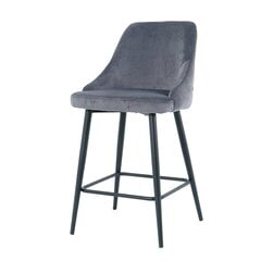 Барный стул Дека серый бархат. цена и информация | Стулья для кухни и столовой | kaup24.ee