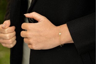 Brilio Silver Подходящий позолоченный серебряный браслет с цирконами BR38Y цена и информация | Женские браслеты | kaup24.ee