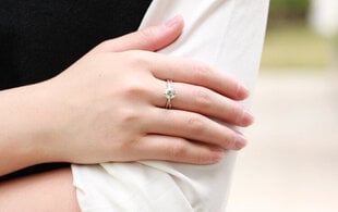 Sõrmus naistele Troli KRS-174 hind ja info | Sõrmused | kaup24.ee