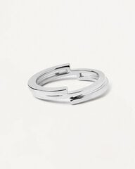 PDPAOLA Genesis Essentials Minimalist Silver Ring AN02-898 цена и информация | Кольцо | kaup24.ee