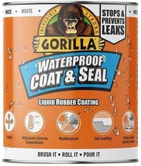 Gorilla клей Coat & Seal 473 мл, белый цена и информация | Клей | kaup24.ee