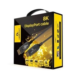 Kaabli kuvaport Gembird aoc/prem cc-dp8k-aoc-5m цена и информация | Кабели и провода | kaup24.ee