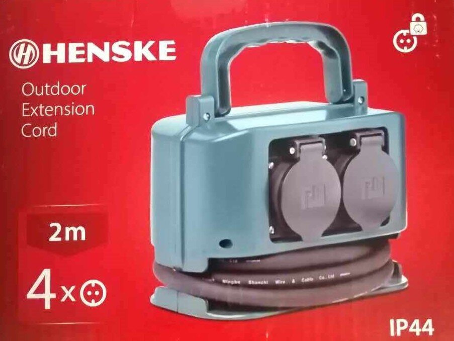 Pikendusjuhe IP44, 2 m hind ja info | Pikendusjuhtmed, kaablid | kaup24.ee