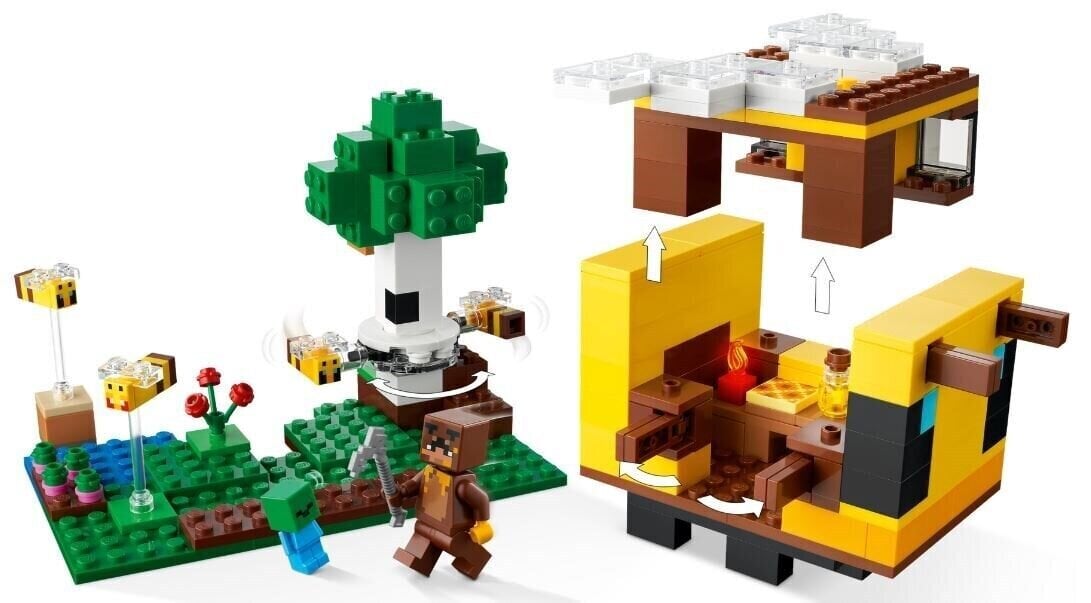 Lego Minecraft Mesilasemajake 21241 hind ja info | Klotsid ja konstruktorid | kaup24.ee