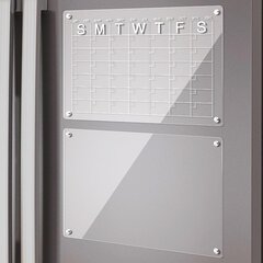 Магнитный календарь на холодильник LLMtn, 40 x 30 см цена и информация | Календари, ежедневники | kaup24.ee