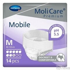 Подгузники для взрослых Mobile MoliCare, 14 шт. цена и информация | Подгузники, прокладки, одноразовые пеленки для взрослых | kaup24.ee