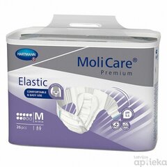 Подгузники для взрослых MoliCare Premium Elastic 8M, 26 шт. цена и информация | Подгузники, прокладки, одноразовые пеленки для взрослых | kaup24.ee