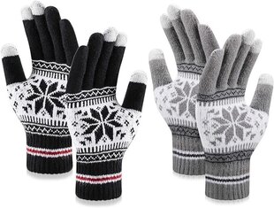 Женские теплые перчатки Jovego, 2 пары цена и информация | Женские перчатки | kaup24.ee