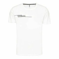 Спортивная футболка с коротким рукавом Wilson Team II Teach Белый цена и информация | Мужские футболки | kaup24.ee