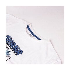 Футболка с коротким рукавом мужская Stitch Белый цена и информация | Мужские футболки | kaup24.ee