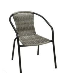 Стул Stackable, серый цена и информация | Садовые стулья, кресла, пуфы | kaup24.ee