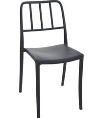 Стул Stackable, черный цена и информация | Садовые стулья, кресла, пуфы | kaup24.ee