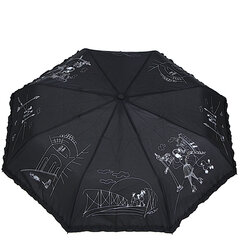 Automaatne vihmavari Parisian Parasol, must hind ja info | Naiste vihmavarjud | kaup24.ee