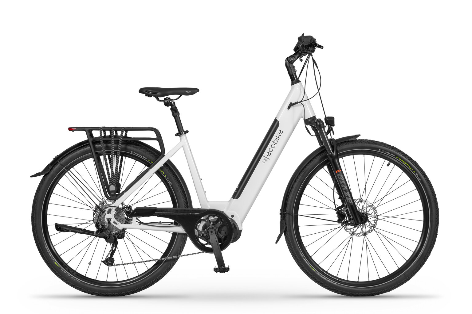 Elektrijalgratas Ecobike LX300 2024, 19", 11,6 AH 48V, valge hind ja info | Elektrirattad | kaup24.ee