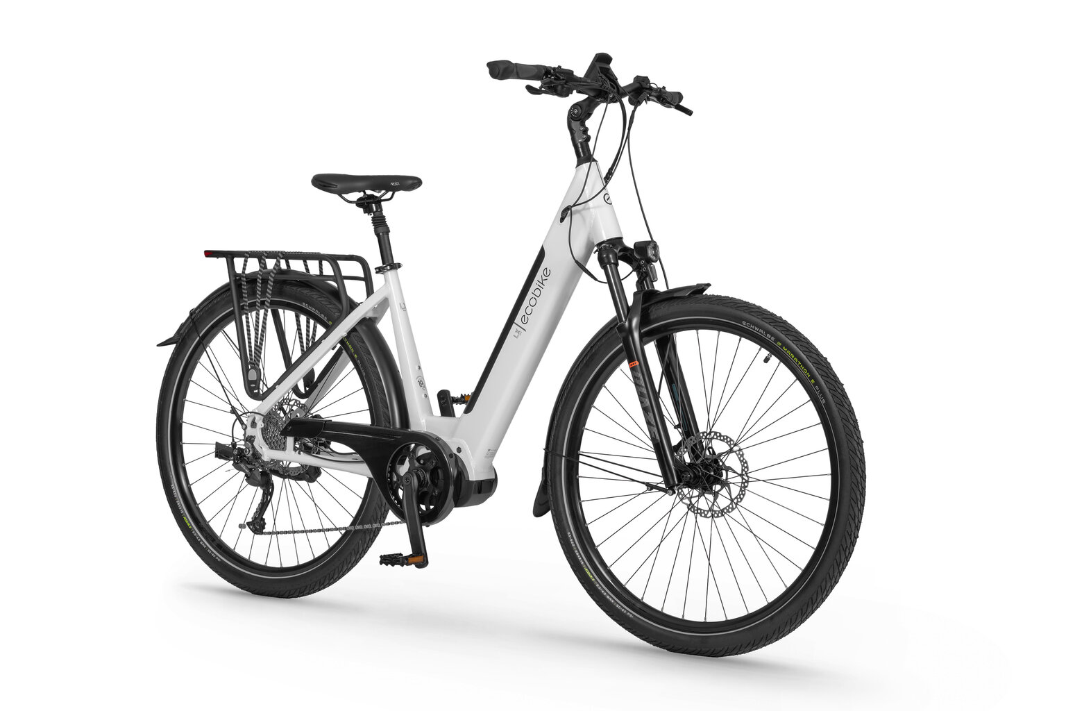 Elektrijalgratas Ecobike LX300 2024, 19", 11,6 AH 48V, valge цена и информация | Elektrirattad | kaup24.ee