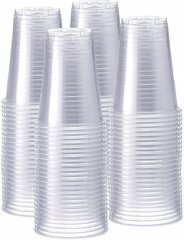 Пластиковые чашки, 500 мл, 50 шт. цена и информация | Праздничная одноразовая посуда | kaup24.ee