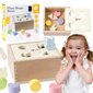 Puidust sorteerija lastele 10 tükki, CLASSIC WORLD hind ja info | Imikute mänguasjad | kaup24.ee