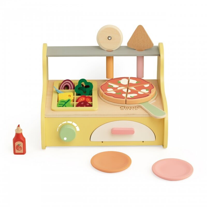 Classic World puidust pitsaküpsetuskomplekt, 31-osaline hind ja info | Tüdrukute mänguasjad | kaup24.ee