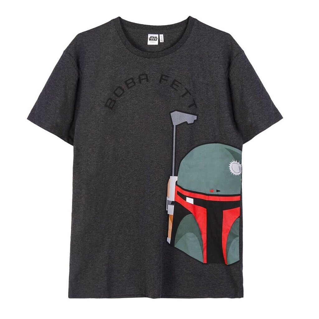 Boba Fett Lühikeste varrukatega T-särk meestele S0730879 hall цена и информация | Meeste T-särgid | kaup24.ee