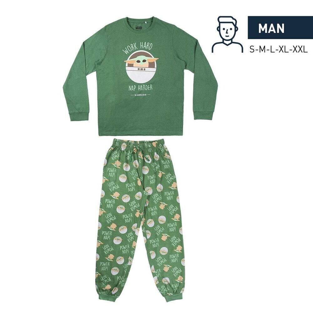 Pidžaamad meestele Mandalorian S0729061 цена и информация | Meeste hommikumantlid, pidžaamad | kaup24.ee