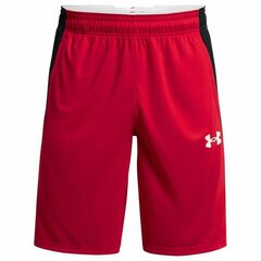 Lühikesed püksid meestele Under Armour Baseline, punane hind ja info | Meeste spordiriided | kaup24.ee