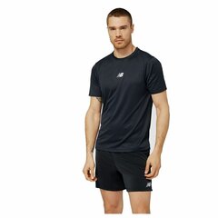 Спортивная футболка с коротким рукавом New Balance Impact Run AT N-Vent Чёрный цена и информация | Мужская спортивная одежда | kaup24.ee