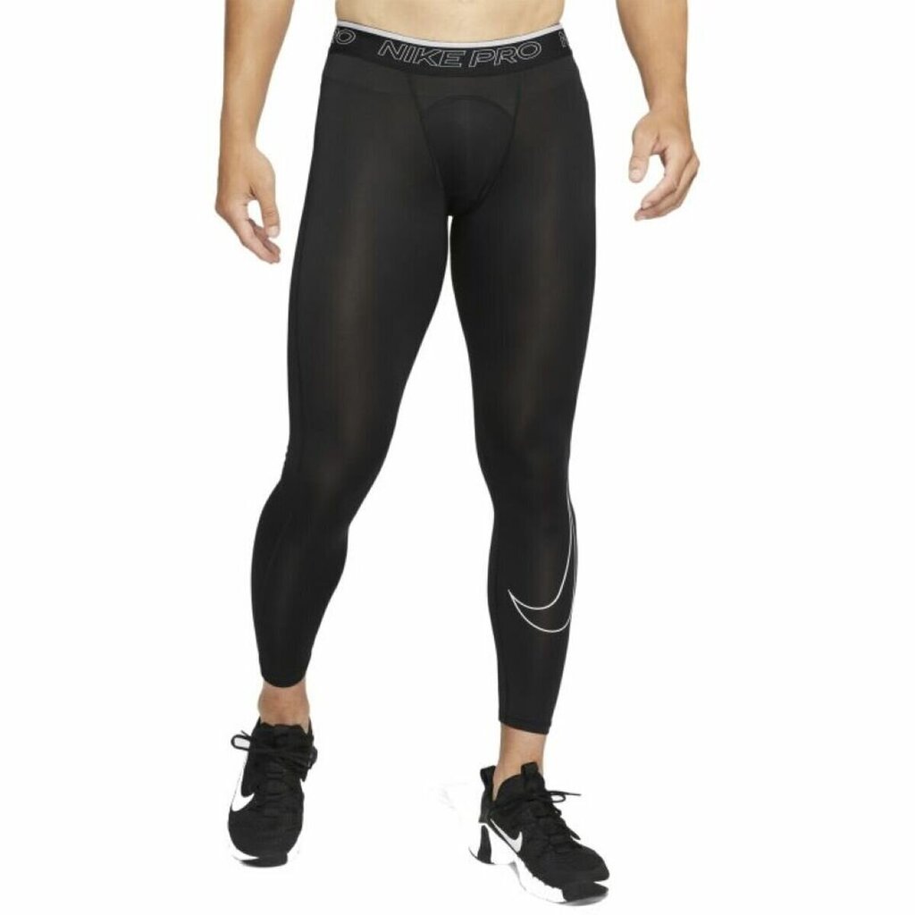 Nike spordiretuusid meestele Np Df Tight DD1913 010, must hind ja info | Meeste spordiriided | kaup24.ee