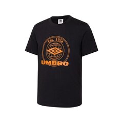 T-särk meestele Umbro Collegiate 66119U, must hind ja info | Meeste spordiriided | kaup24.ee