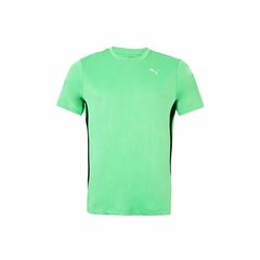 Спортивная футболка с коротким рукавом Puma Running Зеленый цена и информация | Мужская спортивная одежда | kaup24.ee