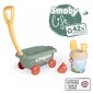 Lapsevankri ja liivamänguasjade komplekt Smoby, roheline hind ja info | Mänguasjad (vesi, rand ja liiv) | kaup24.ee