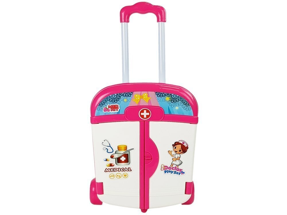 Hambaarsti komplekt kohvris lastele, roosa цена и информация | Tüdrukute mänguasjad | kaup24.ee